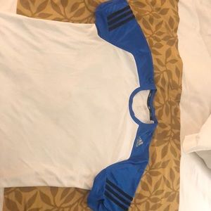 Adidas white tee